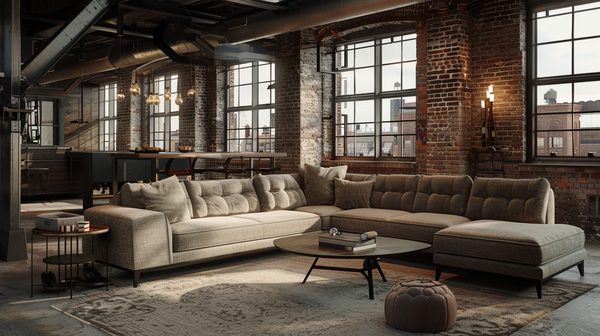 Canapé d'angle esprit loft : 5 conseils clés